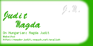 judit magda business card